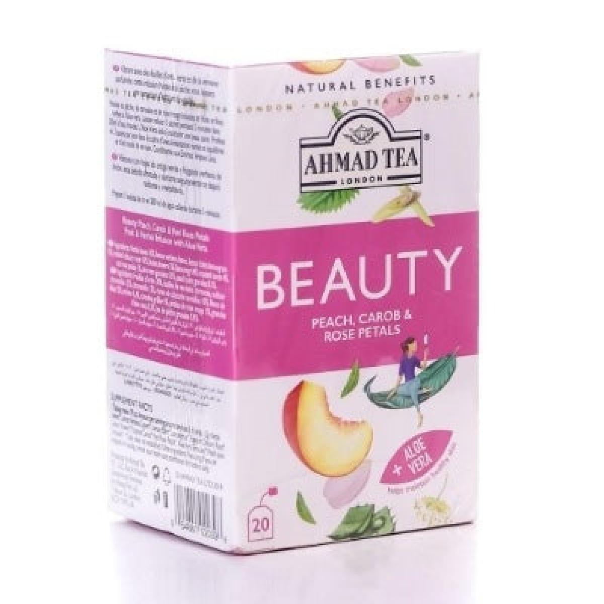 Beauty Peach, Carob & Rose Petals Tea