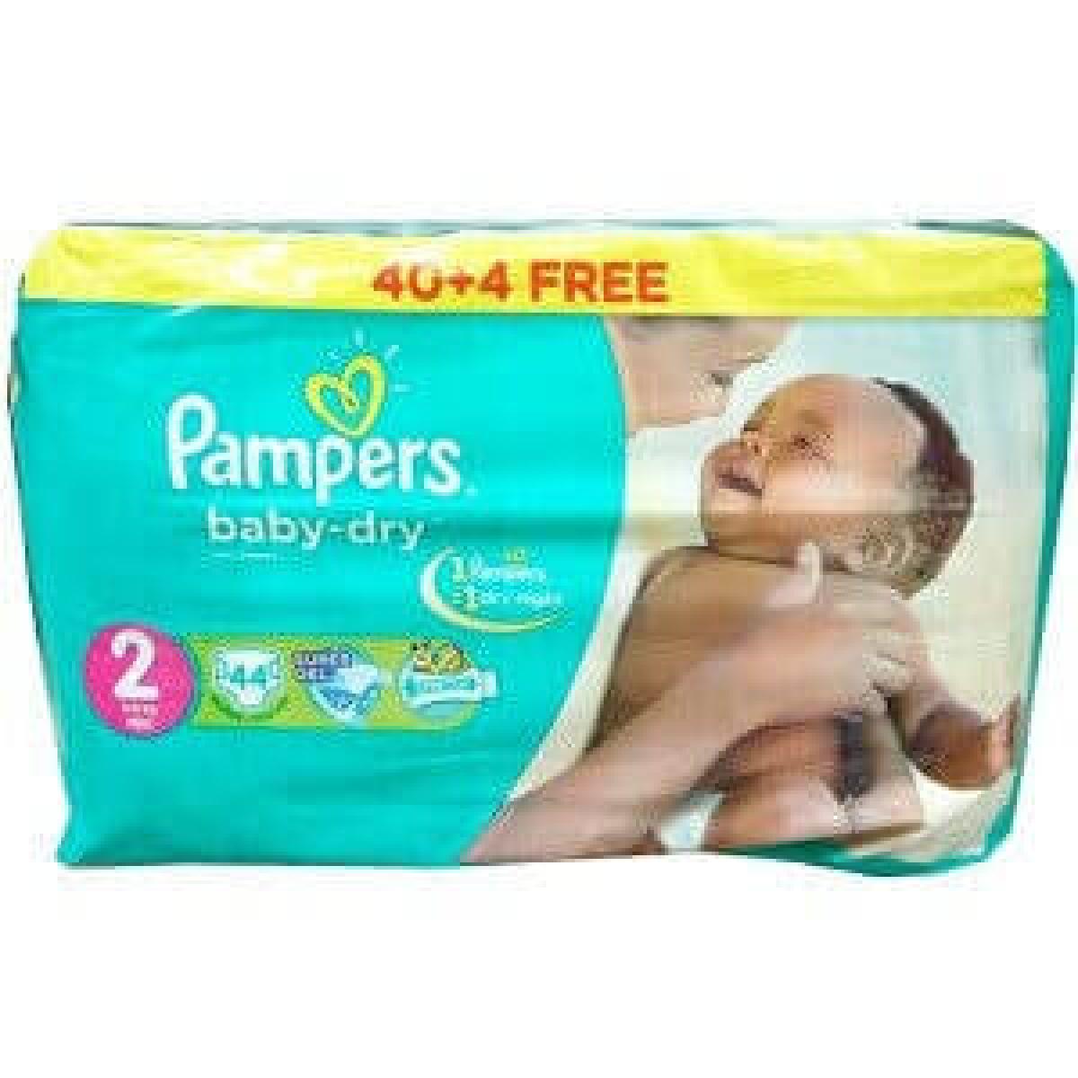 Baby Dry Size 2 Mini 3-6 kg x44 (NG)