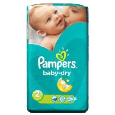 Baby Dry Size 2 Mini 3-6 kg x40 (NG) x4