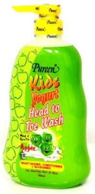 Kids Yoghurt Head To Toe Wash Apple