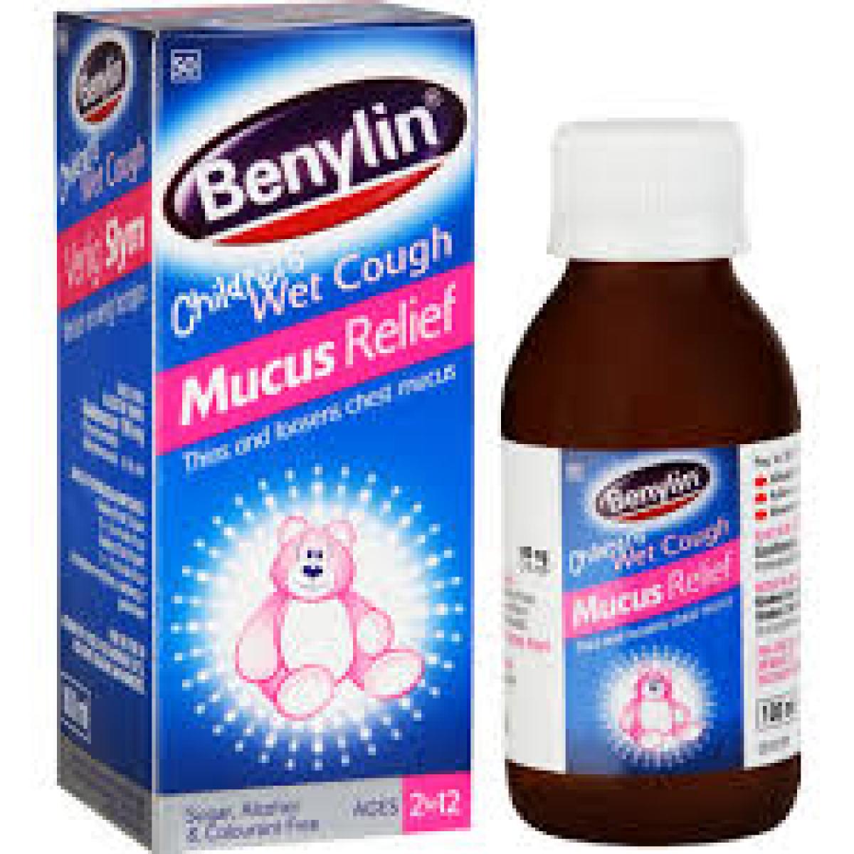 Children's Wet Cough Mucus Relief Syrup 2-12 Years
