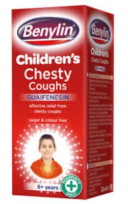 Children's Chesty Cough Syrup Non-Drowsy 6-12 Years