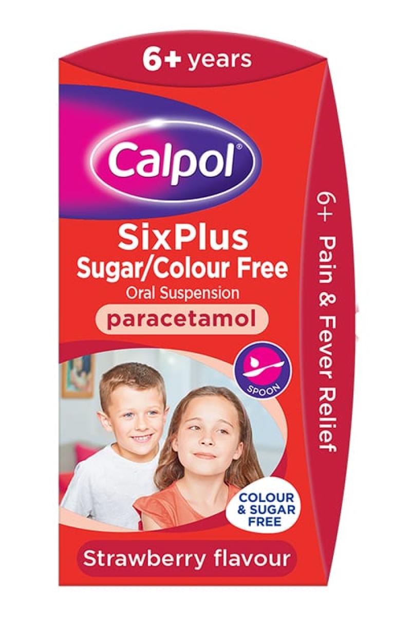6 Years + Paracetamol Suspension Sugar Free