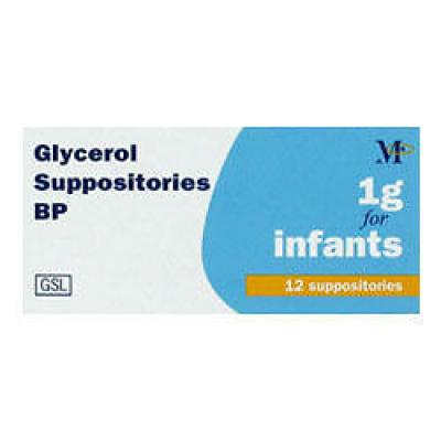 Infants 1 g 12 Suppositories