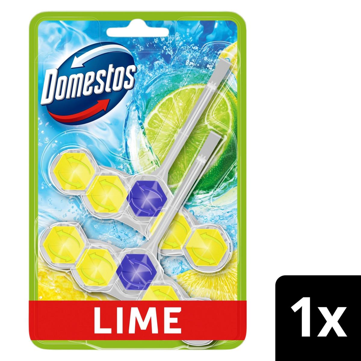 Power 5 Toilet Rim Block Freshener Lime