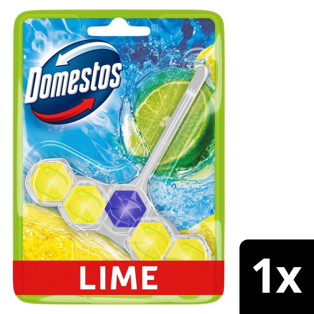 Power 5 Toilet Rim Block Freshener Lime