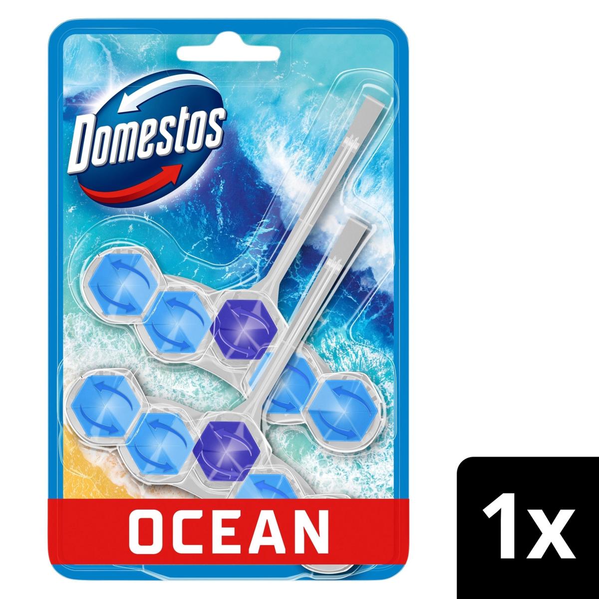 Power 5 Toilet Rim Block Freshener Ocean