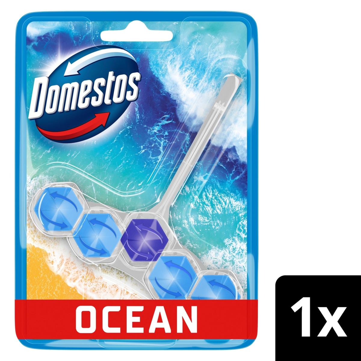Power 5 Toilet Rim Block Freshener Ocean