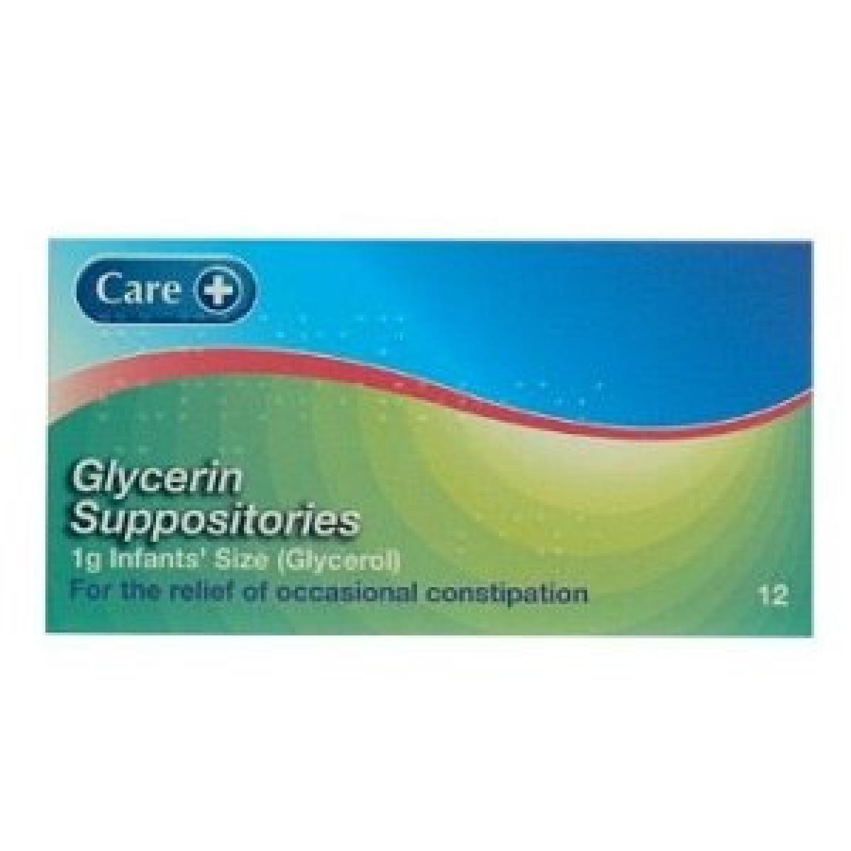 Glycerin Infants 1 g 12 Suppositories