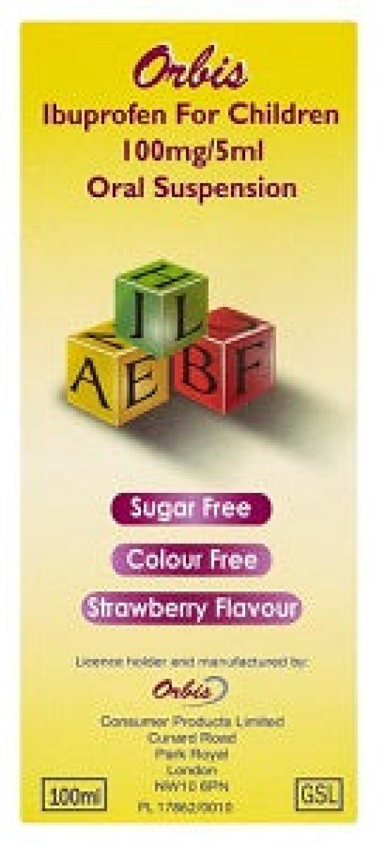 Ibuprofen For Children Strawberry