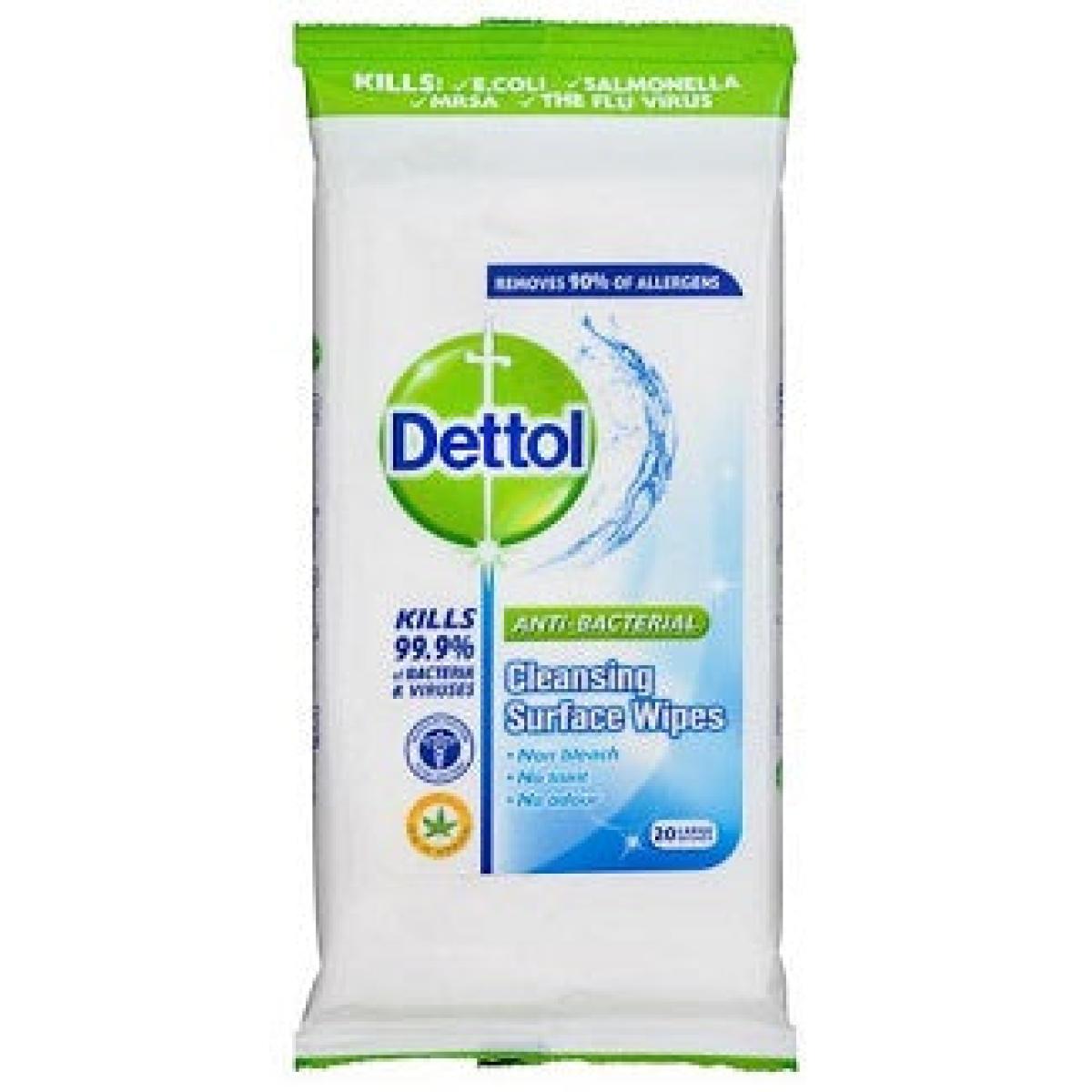 Anti-Bacterial Cleansing Surface Wipes x20