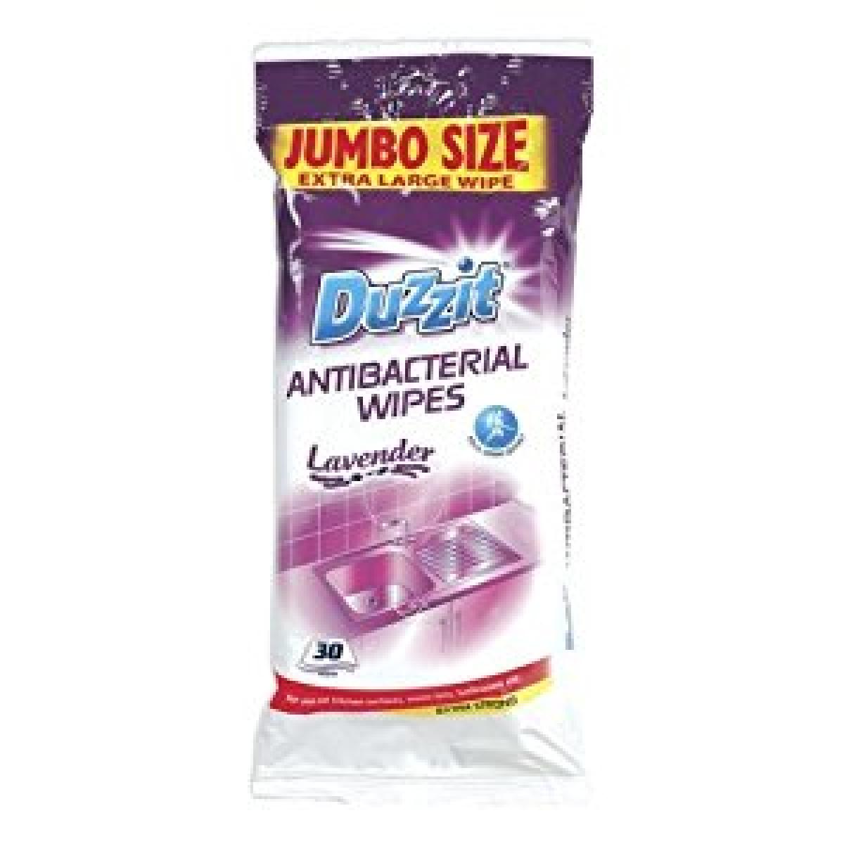 Anti-Bacterial Extra Large Wipes Lavender x30