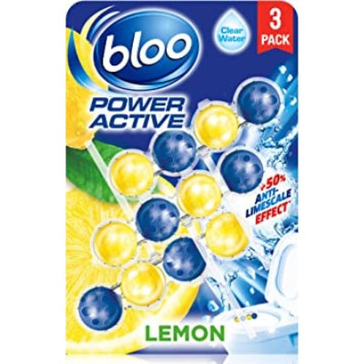 Power Active Lemon Toilet Block
