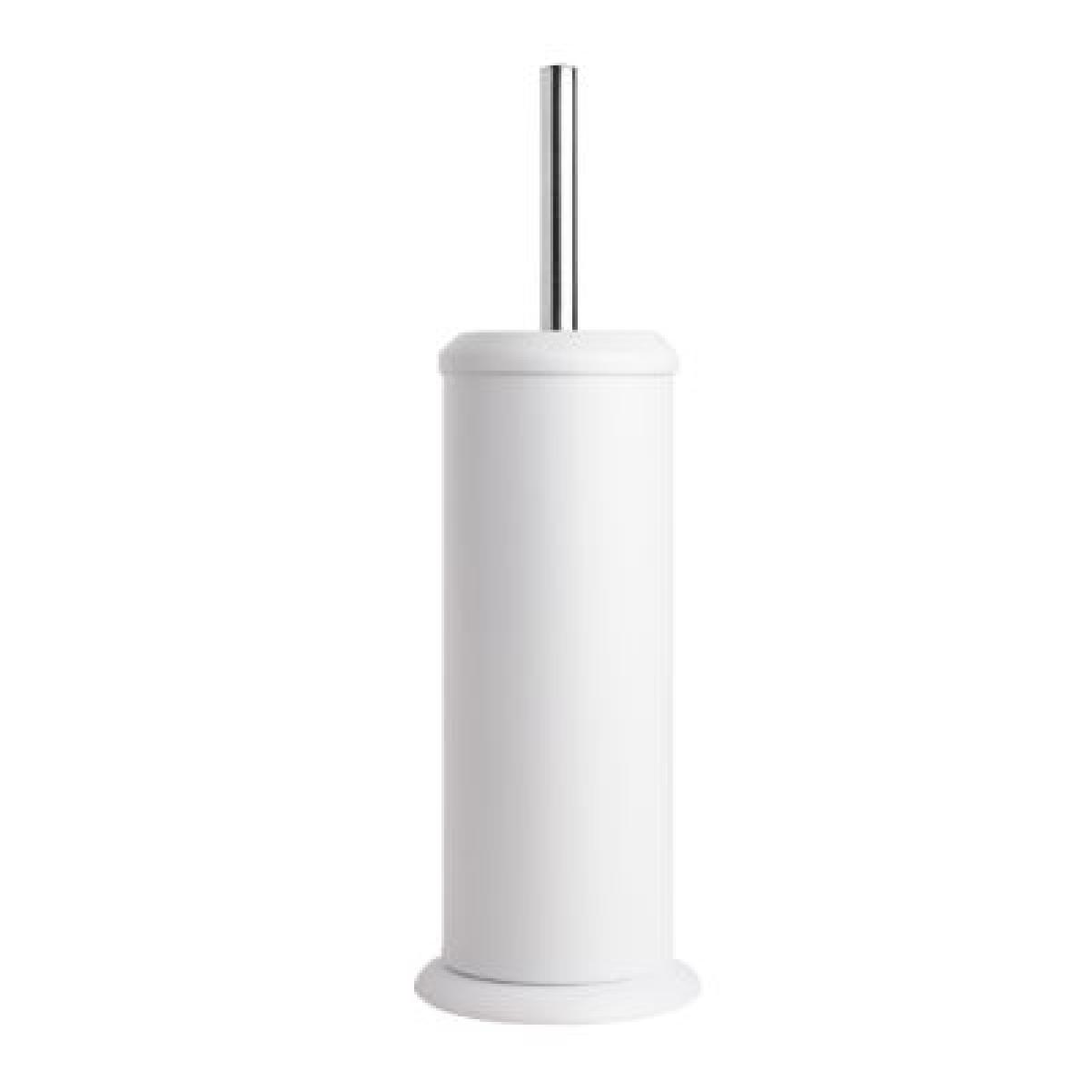 Toilet Brush With Kick Plate - Matte Grey