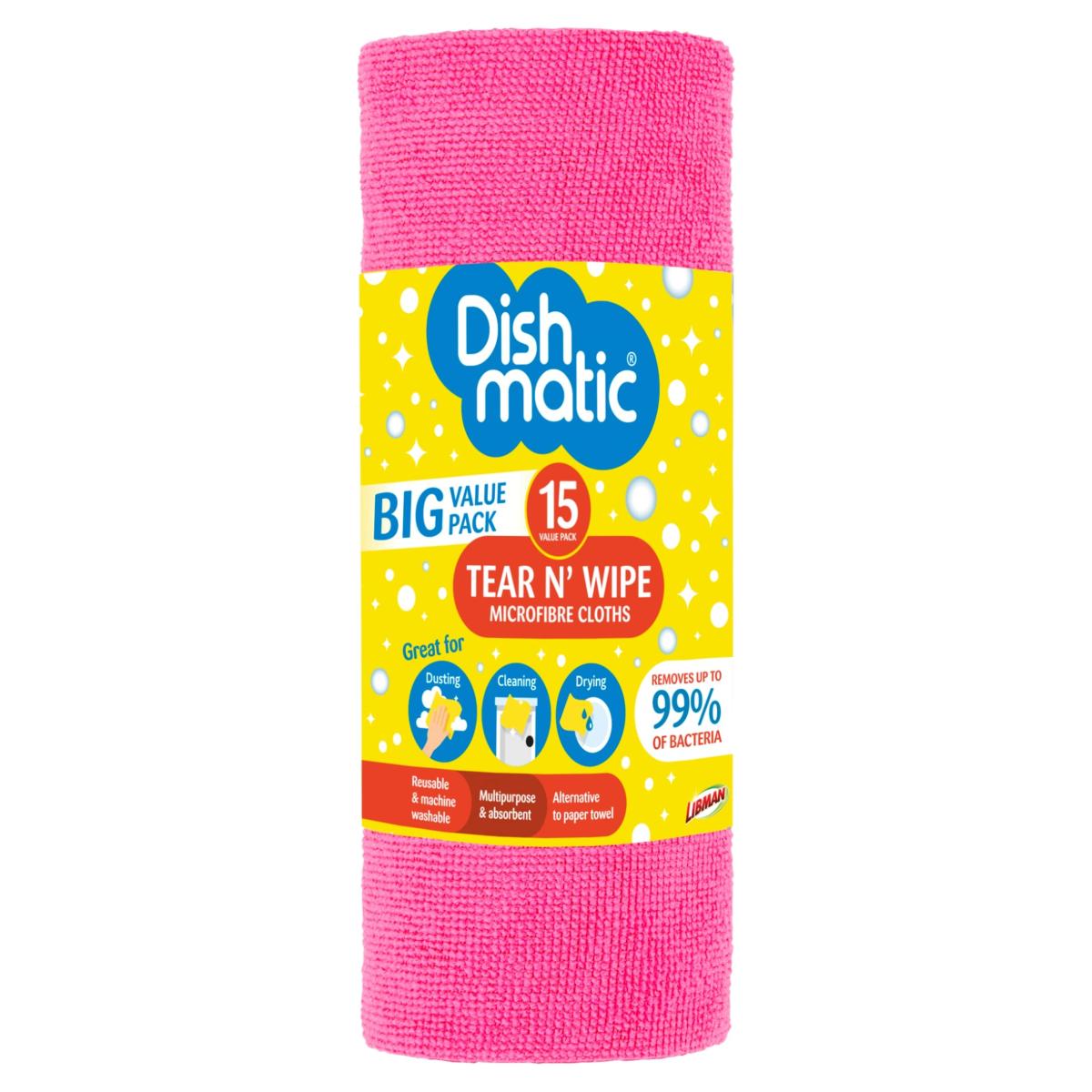 Tear & Wipe Microfibre Cloths