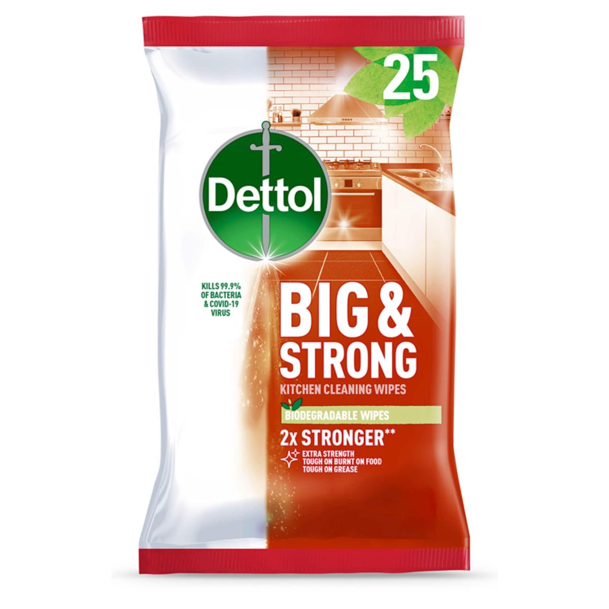 Big & Strong Kitchen Surface Cleaning Wipes