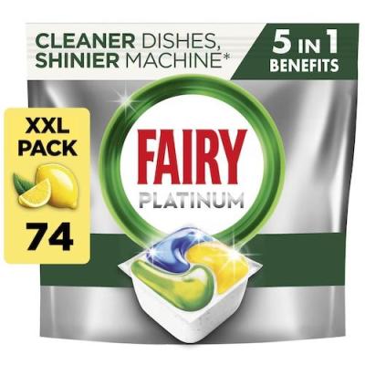 Platinum All In One 74 Lemon Dish Washer Tablets