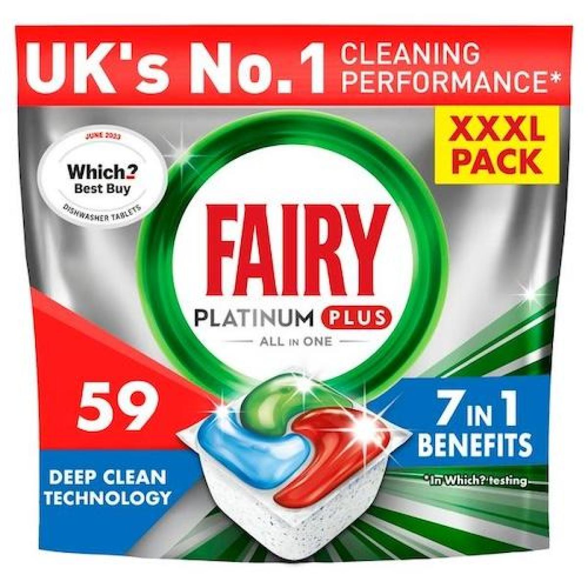 Platinum Plus All In One Deep Clean Dish Washer Tablets