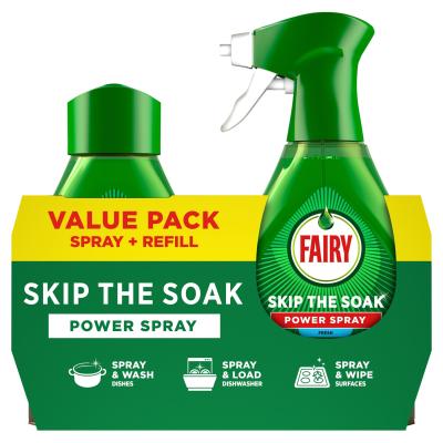 Skip The Soak Power Spray & Refill Fresh