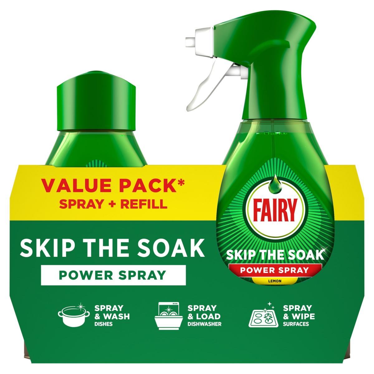 Skip The Soak Power Spray & Refill Lemon