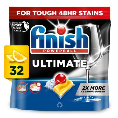 Ultimate All In One 32 Dish Washer Tablets Lemon