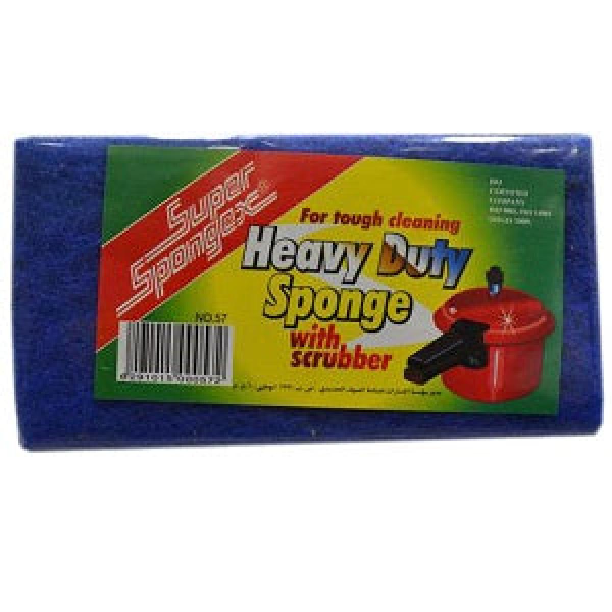 Heavy Duty Sponge With Scrubber