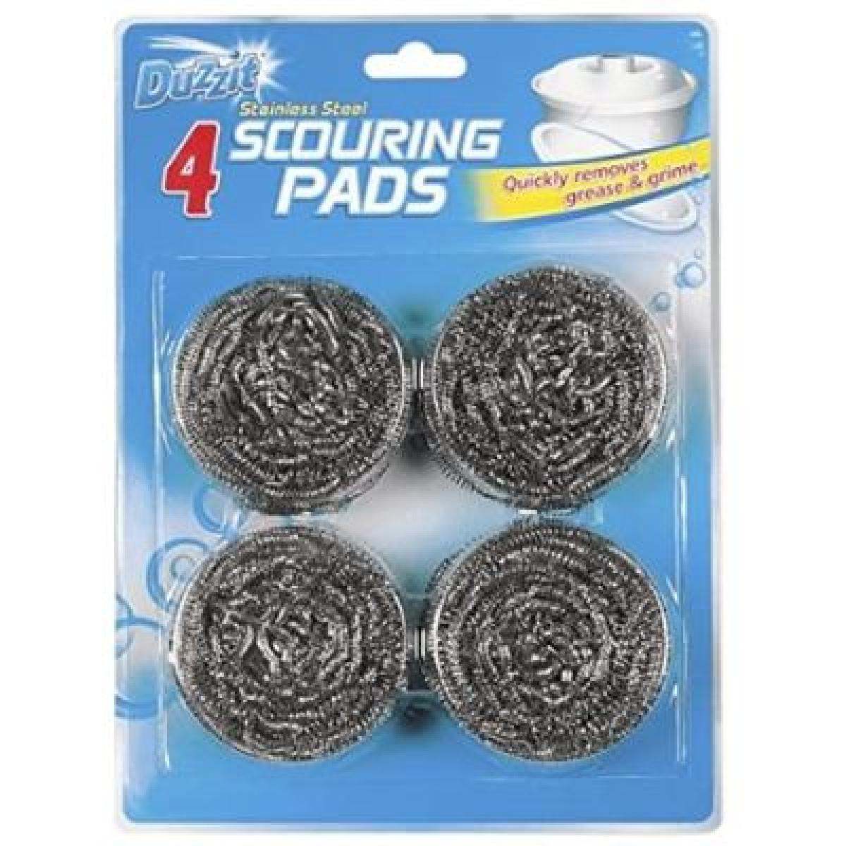 Stainless Steel Scouring Pads x4