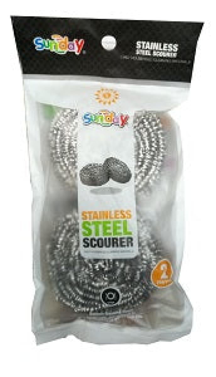 Stainless Steel Scourer x2