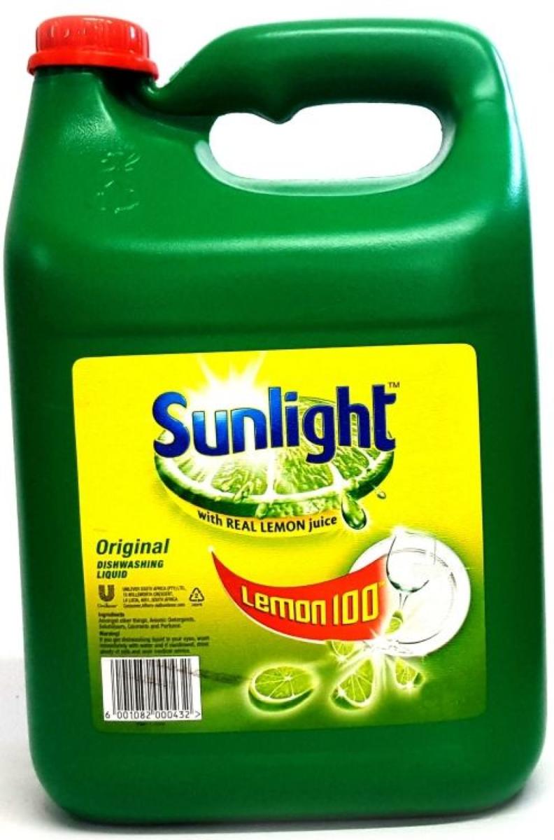 Dish Washing Liquid With Real Lemon Juice