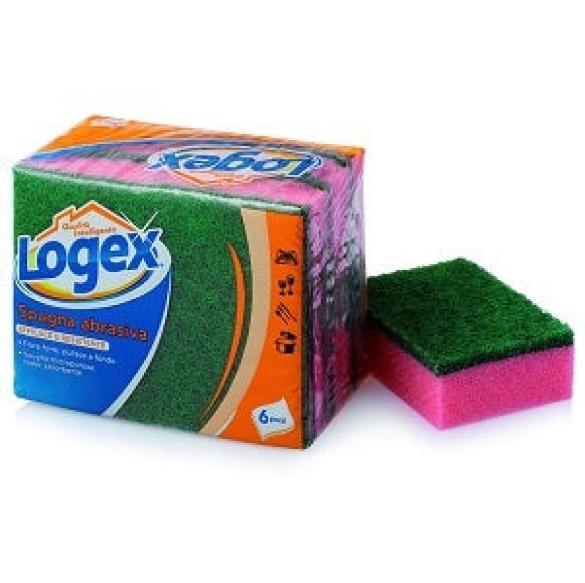 Logex Scouring Pads x6