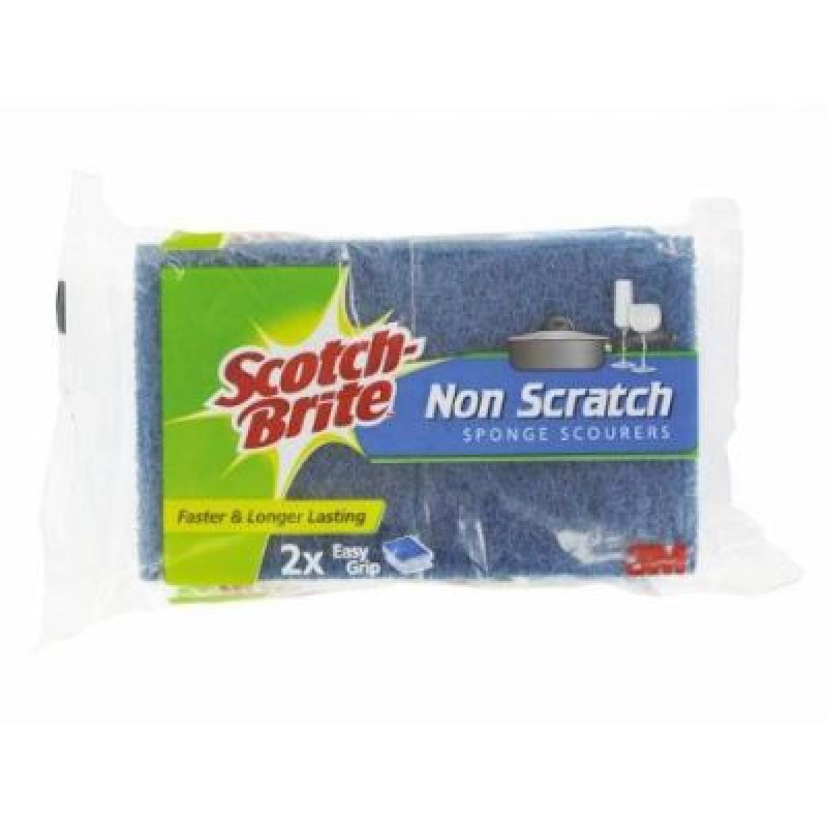 Anti Bacterial Non-Scratch Household Scourer x2