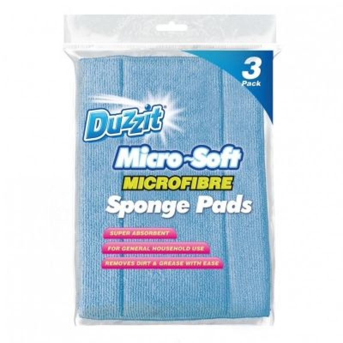 Micro-Soft Microfibre Sponge Pads x3