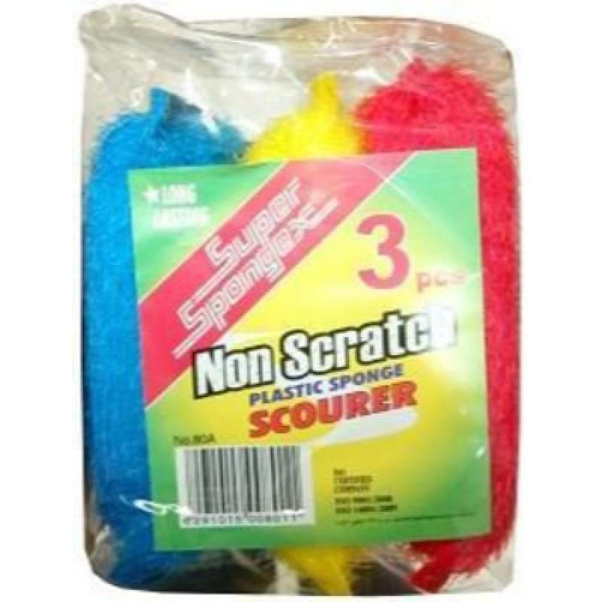 Grooved Scouring Sponge 23 S3 x3