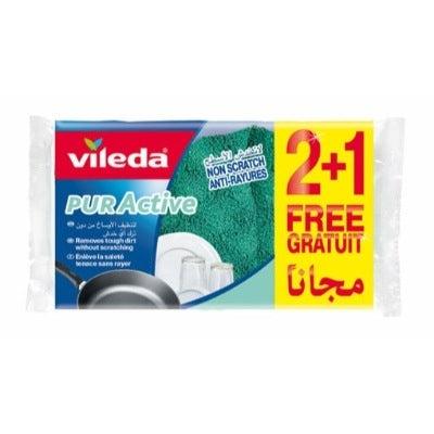 Puractive Non Scratch Scourer Pad x2 + 1 Free