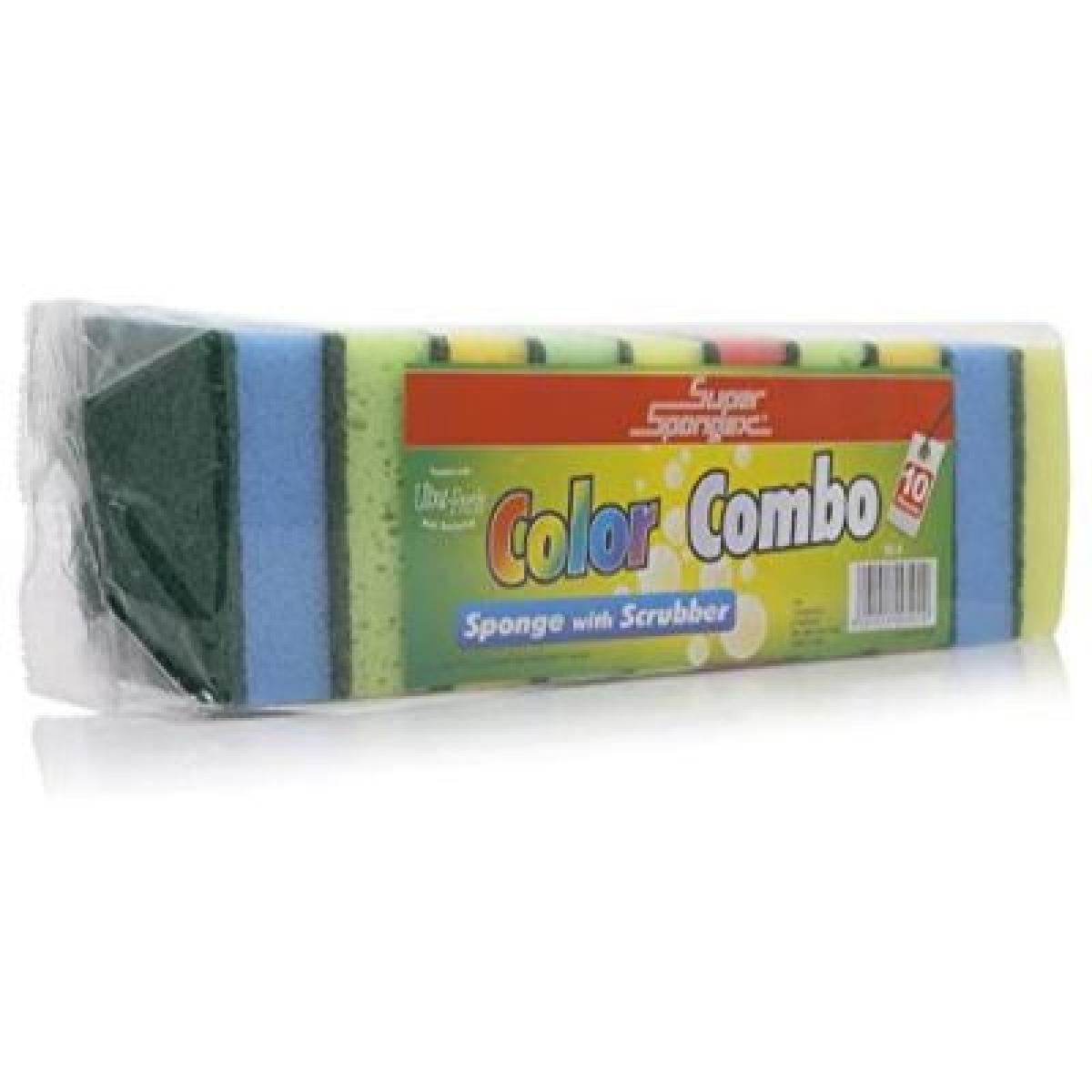 Tekno Combo Sponge With Scrubber No.50 A-C x10