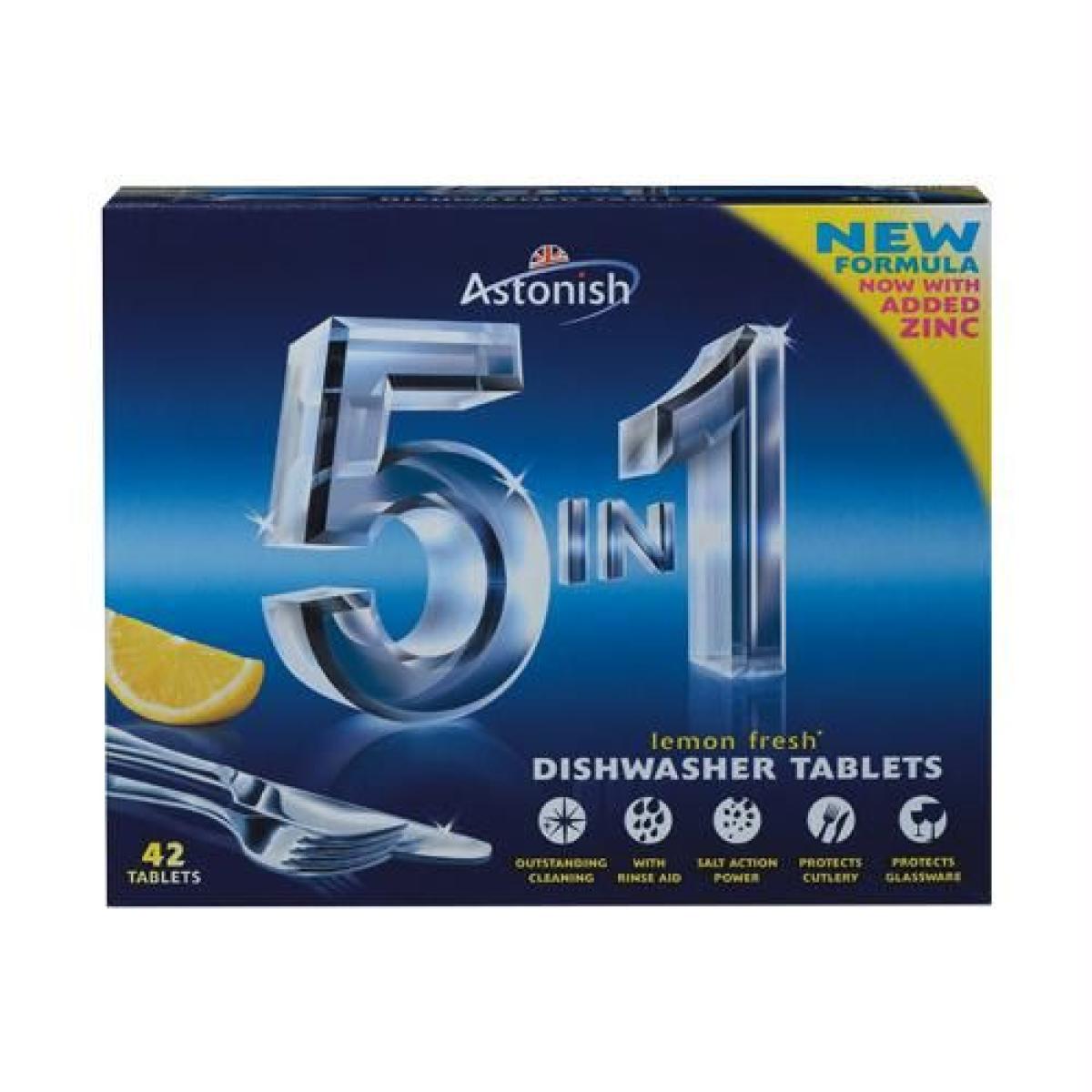 5 in 1 Lemon Dishwasher Tablets