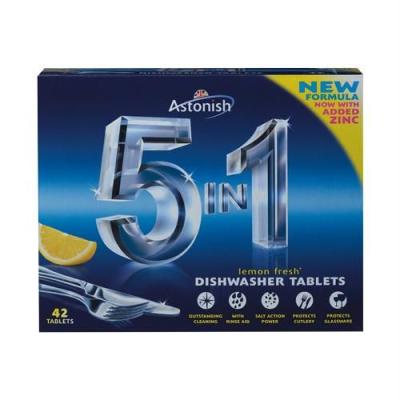 5 in 1 Lemon Dishwasher Tablets