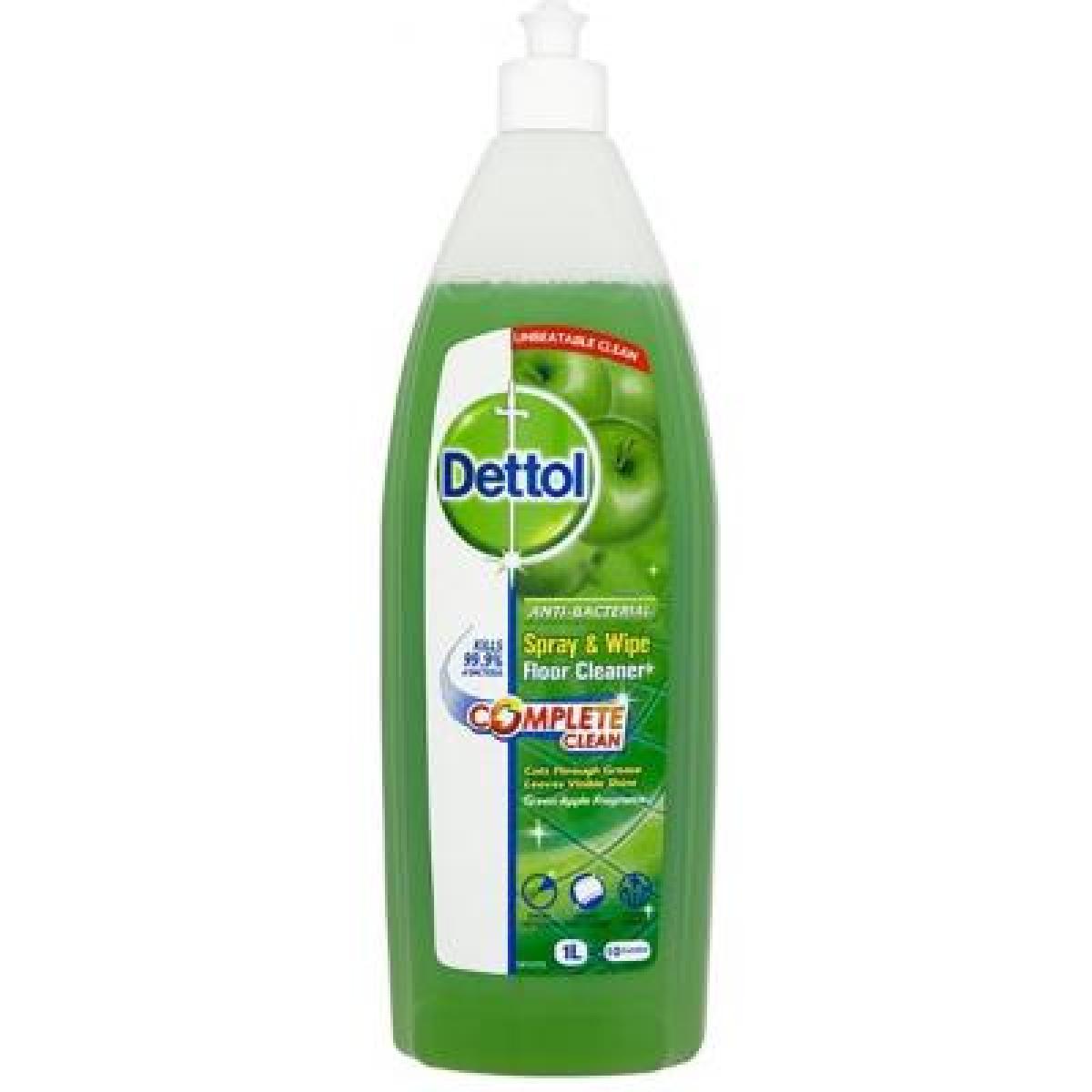 Anti-Bacterial Spray & Wipe Floor Cleaner Green Apple