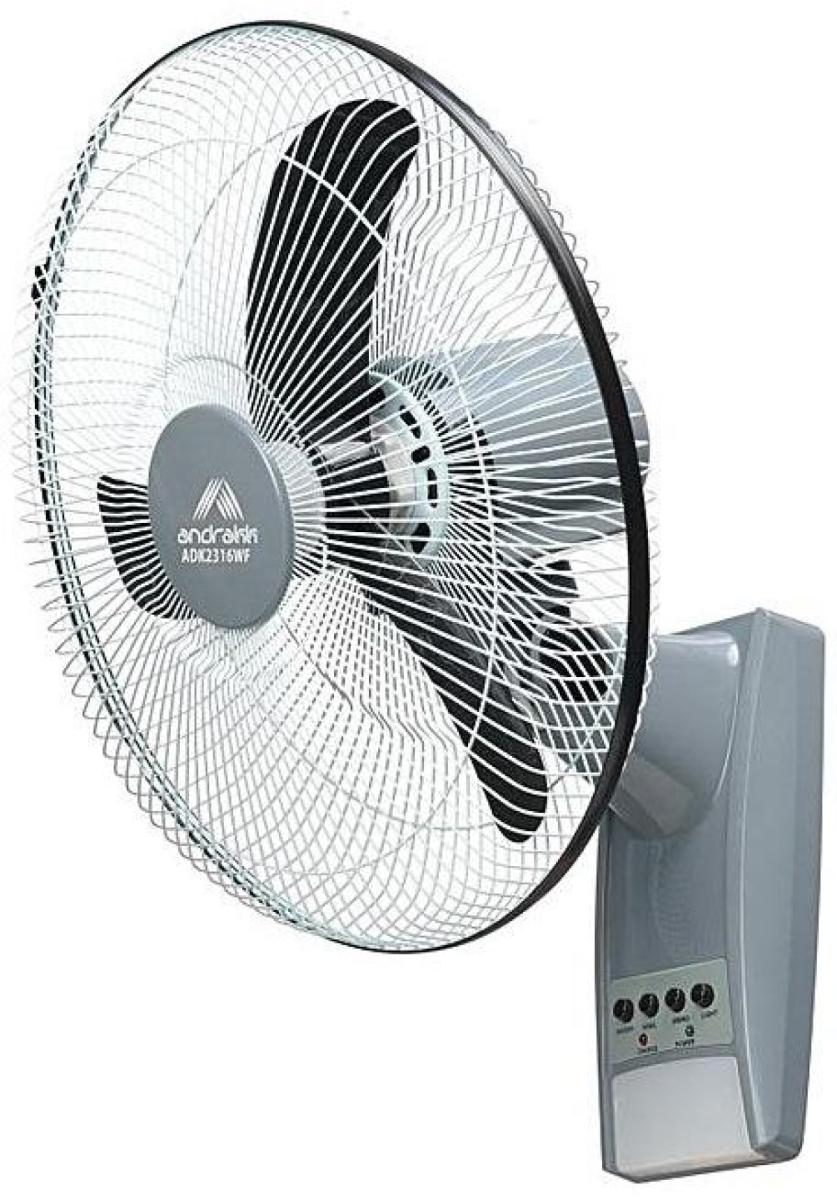 Rechargeable Wall Fan 16 Inches ADK2416WF