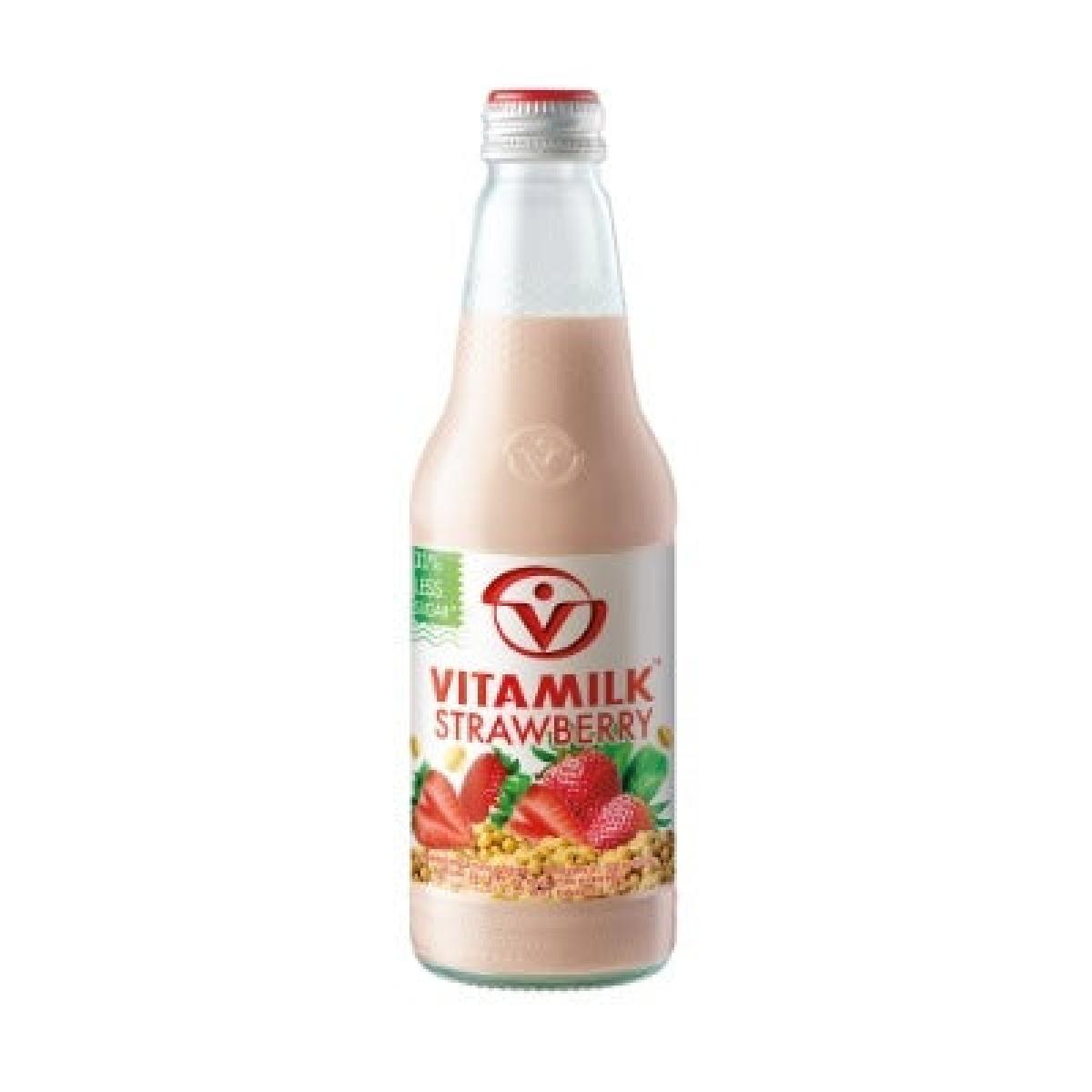 Strawberry Soy Milk Bottle