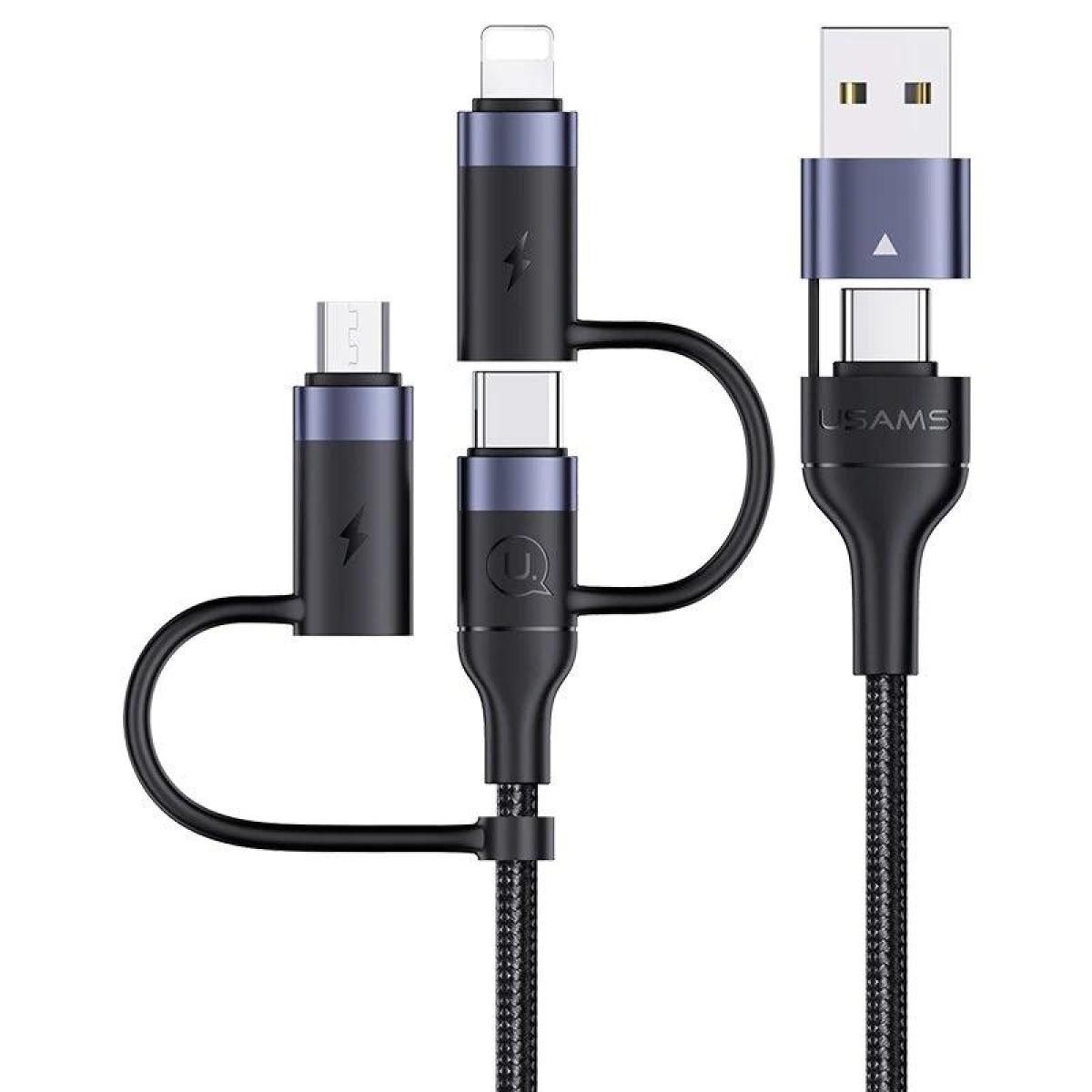 U62 3 in 1 Fast Charge Cable 1.2 m Sj547USB01