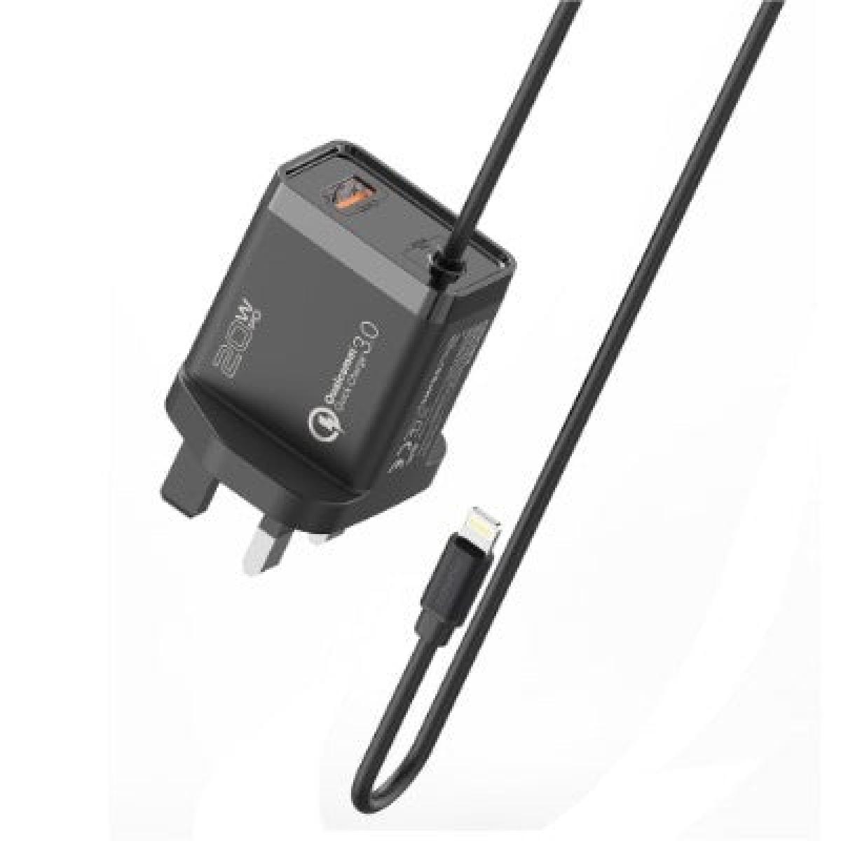 Charger iCharge-PDQC3 UK - Black