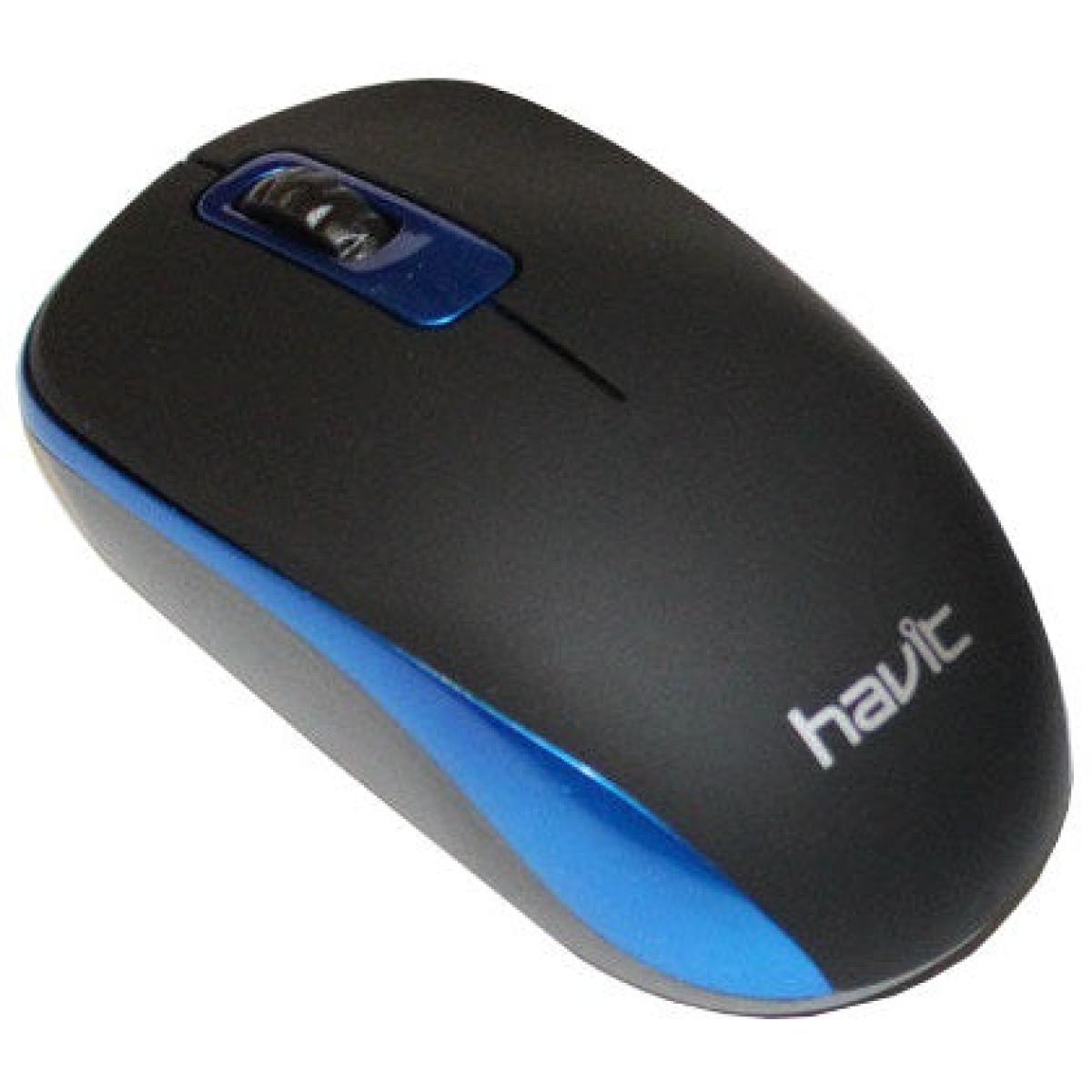 Wireless Mouse Black & Blue HV-MS626GT