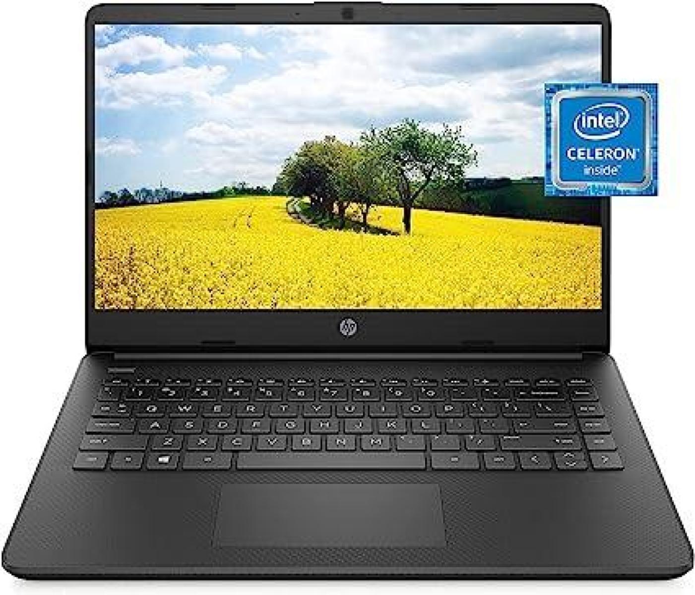 14 Laptop Intel Celeron 4 GB 1 TB 14'' HD Win10H Black 4B0X5Ea