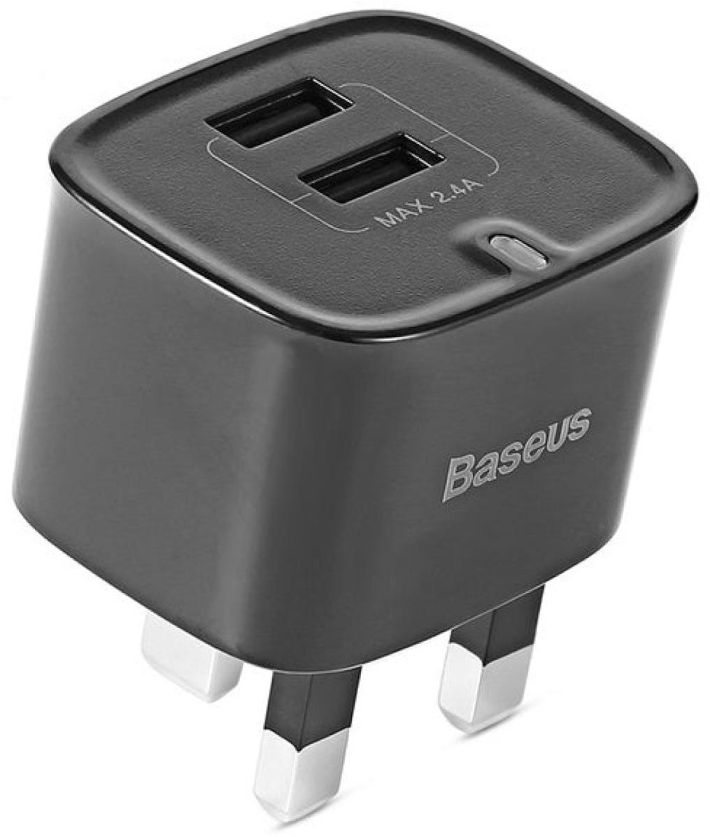 Funzi Dual USB Charger Black 2.4A
