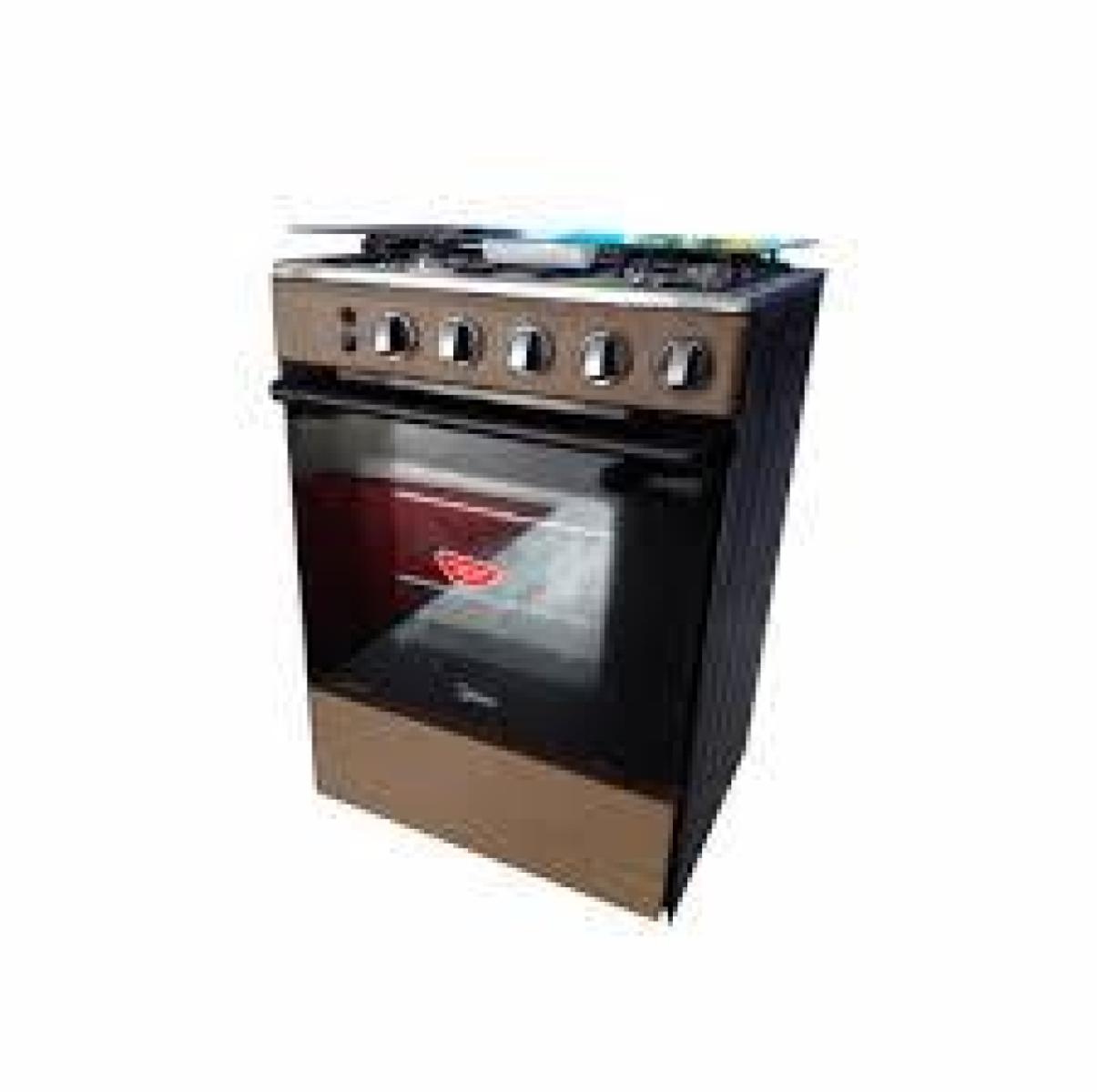 Gas Cooker 6060-057Wd 60 x 60 4 Gas Burner - Grill Wooden Finish