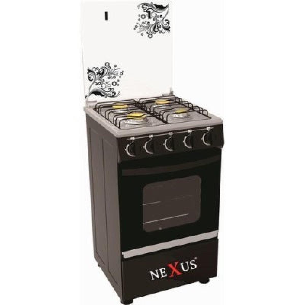 Cooker NX-5055 4 Gas Burners - Black