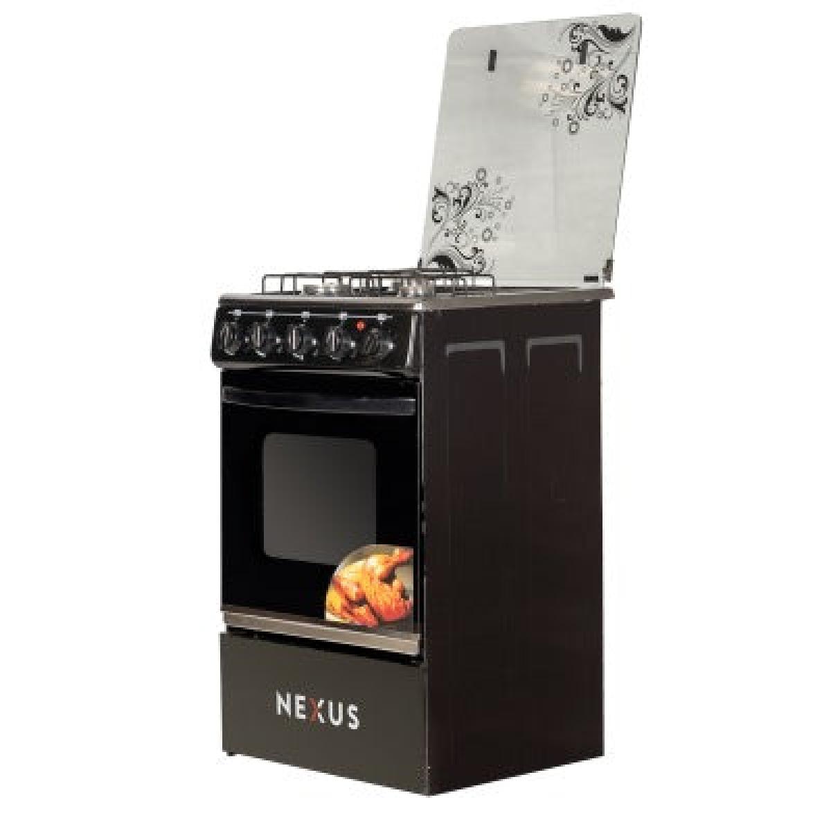 Cooker NX-5055 3 Gas + 1 Electric - Black
