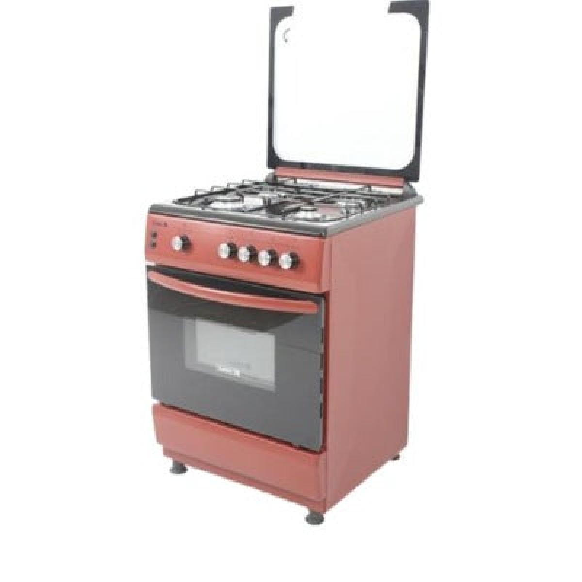 Cooker CK6302R 60X60 cm 3 Gas + 1 Electric - Red