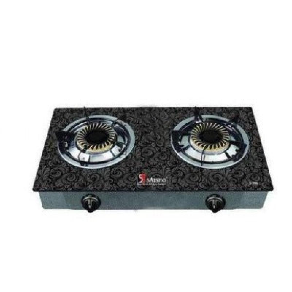 Table Top Cooker S-305BG 2 Burners - Black Gold